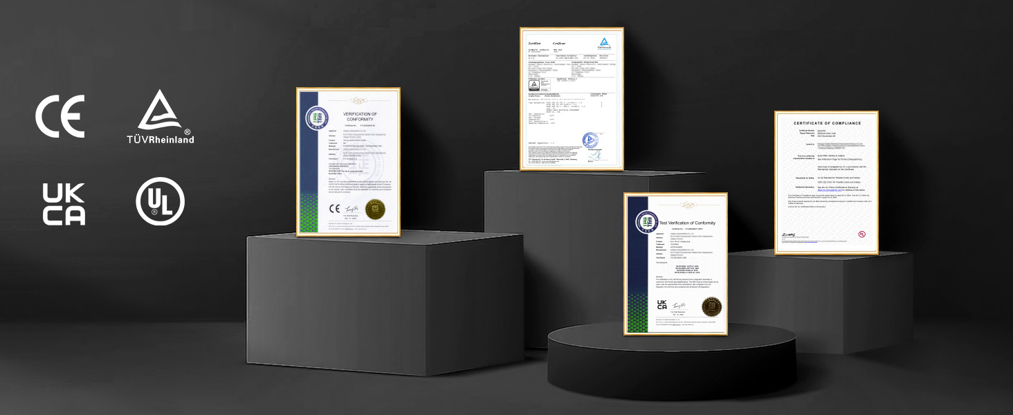 Кабель для зарядки електромобіля Evjuicion Typ 2 Schuko, 3.68kW, 6м, 16A, з індикатором, IP67, для ID.3/4, X1, 5ER, Model Y/3 та інших електромобілів