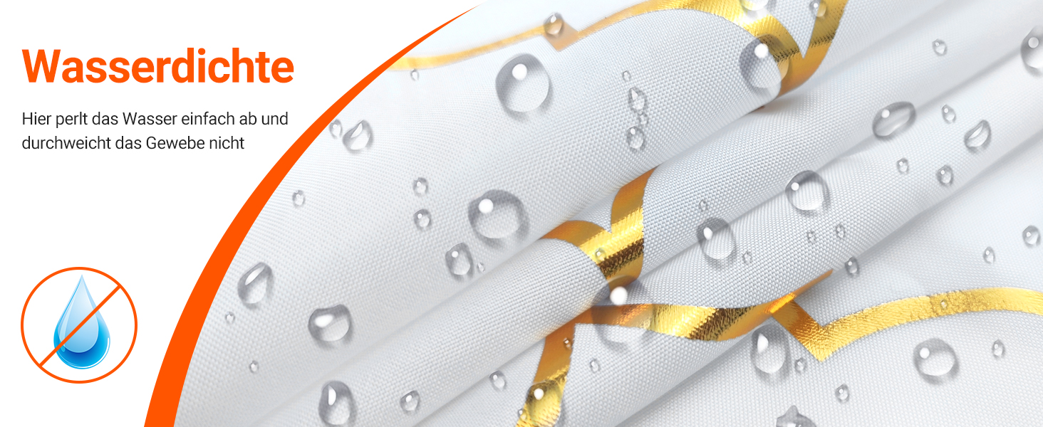 Штора для душу 180x200 см Phnom Penh Квіти, антигрибкова, водовідштовхувальна, поліестер, з кільцями (1 шт)