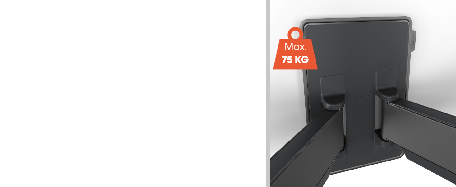 Кріплення для телевізора Vogel's Elite TVM 5855 для великих телевізорів до 100 дюймів, до 75 кг, поворотне, VESA 600x400, чорний, з подвійним кріпленням