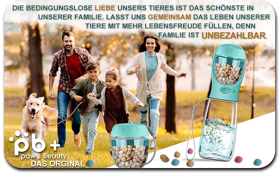 Набір з 2 шт. туристичних пляшок для собак з щіткою | Пляшка для собак 550 мл, витокозахисна, преміум-якість
