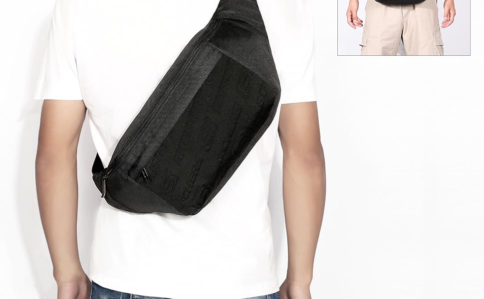 Сумка на пояс Skechers Santa Clara S1050-06, чорна, унісекс, один розмір EU