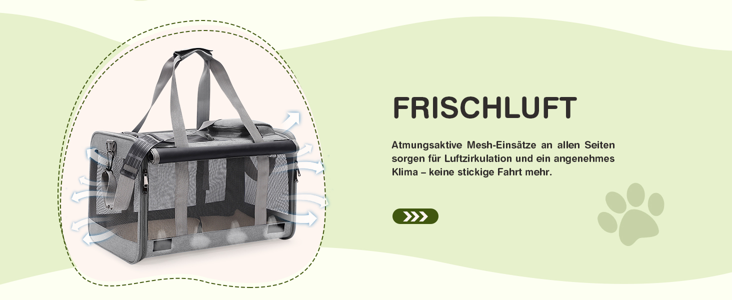 Транспортна сумка для котів та маленьких собак ALLSOPETS, до 9 кг, блакитна