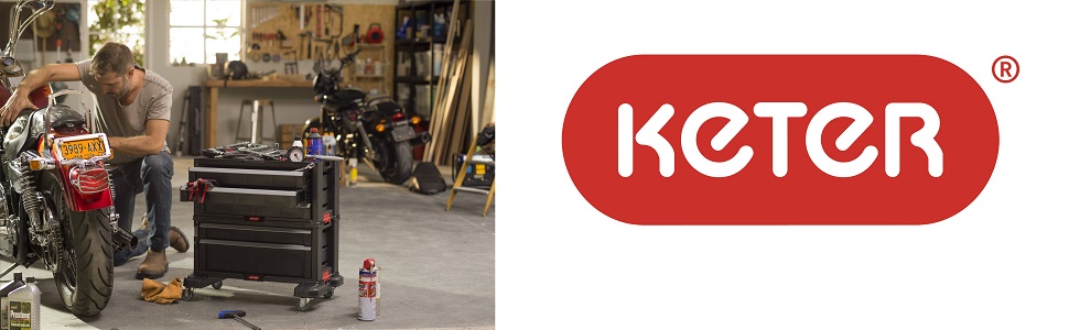 Keter 5-Drawer Tool Wagon with Wheels