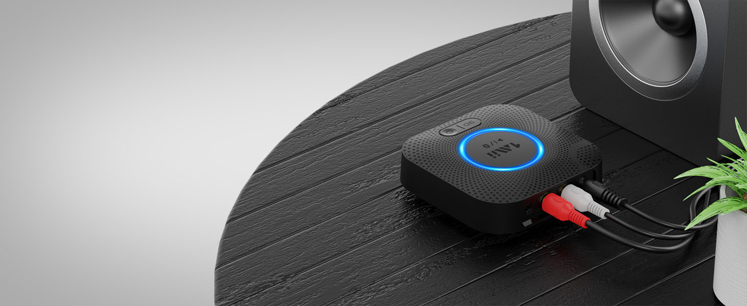 1Mii B06 Plus Bluetooth HiFi Аудіоприймач: Бездротовий адаптер aptX HD aptX-Adaptive Bluetooth 5.3 для стереосистеми, смартфонів та планшетів