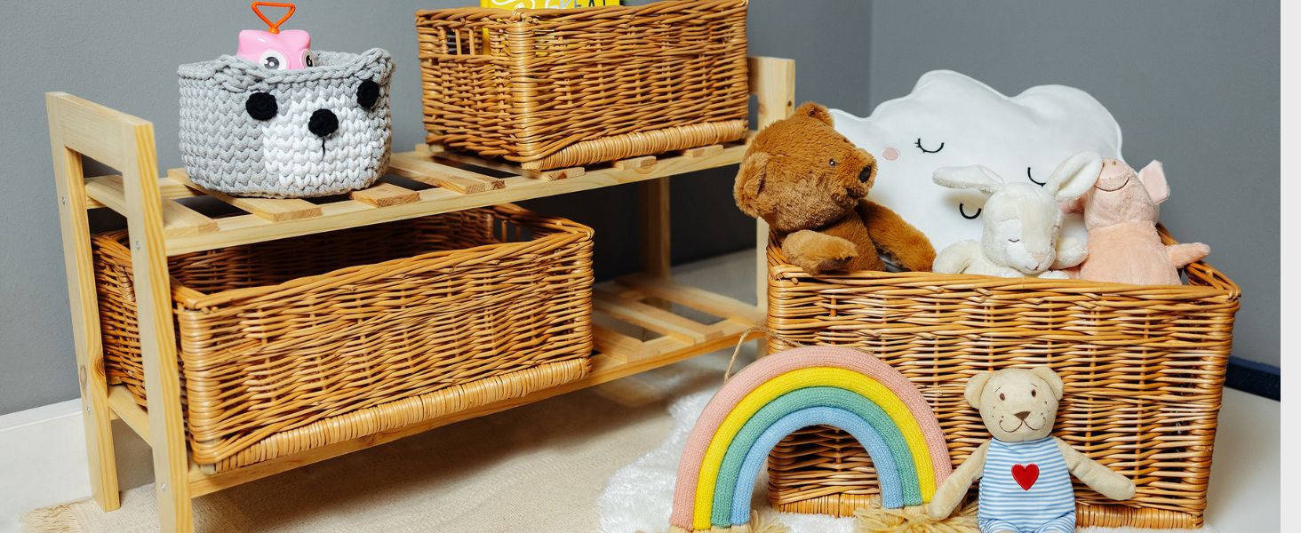 Дерев'яний хлібний ящик Creative Home | 38 x 28,5 x 17,5 см | Для хліба, булок, випічки | З відкидним кришкою | Натуральний хлібний контейнер для кухні (Сірий)