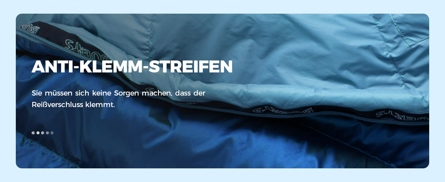 Спальний мішок зимовий Daunenschlafsack Winter: теплий та легкий для дорослих та дітей, 680FP, для кемпінгу, альпінізму, 0°C (Чорний), -10°C (Блакитний)