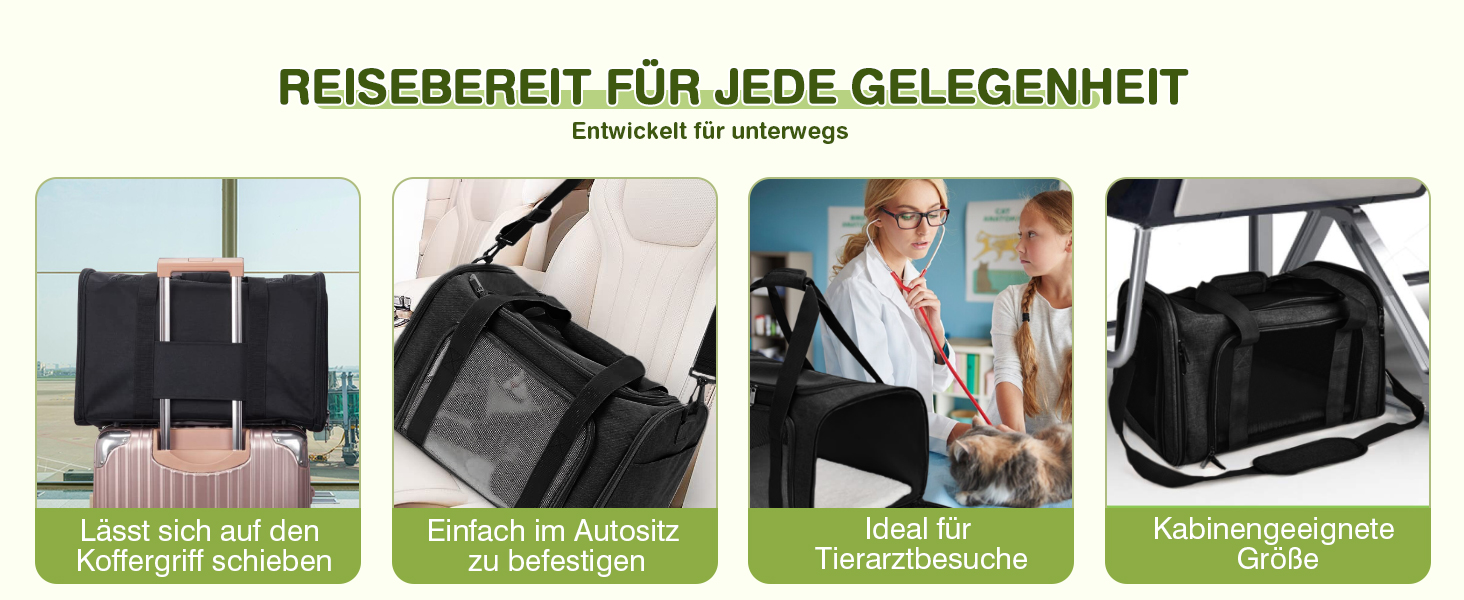 Транслювач для собак та котів ALLSOPETS, складаний, м'який, сірий, для подорожей, походів, кемпінгу