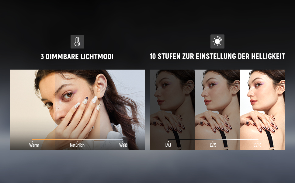 NEEWER BL120B LED світло для селфі та татуювань, сумісне з iPhone, з кліпсою, CPL фільтром, штативом та тримачем для телефону, для фото та відео