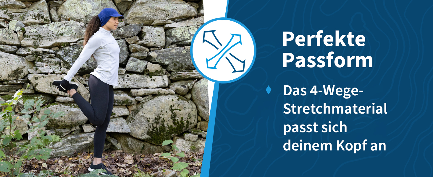 Мутка флісова TrailHeads Sport для жінок з отвором для хвістя та світловідбиваючим краєм, чорна