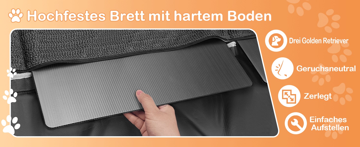 Водонепроникний килимок для собак у машину Taygeer з жорсткою основою, 127x156 см, чорний