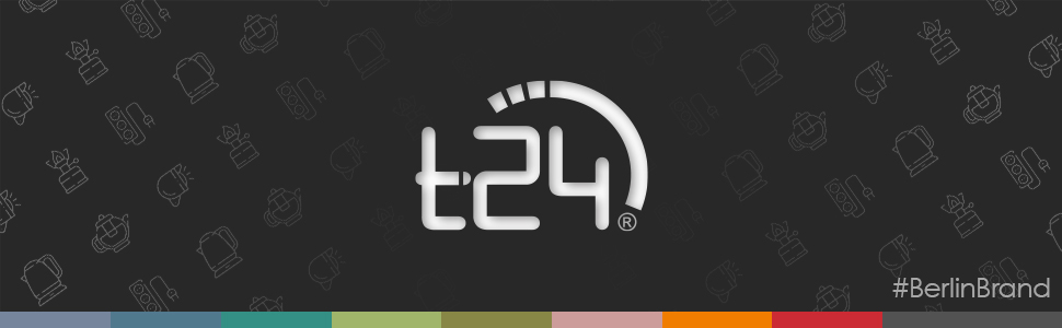 Скляний електрочайник T24 79020 з LED-підсвіткою, 1.7 л, 2200 Вт, захист від википання, без BPA, білий