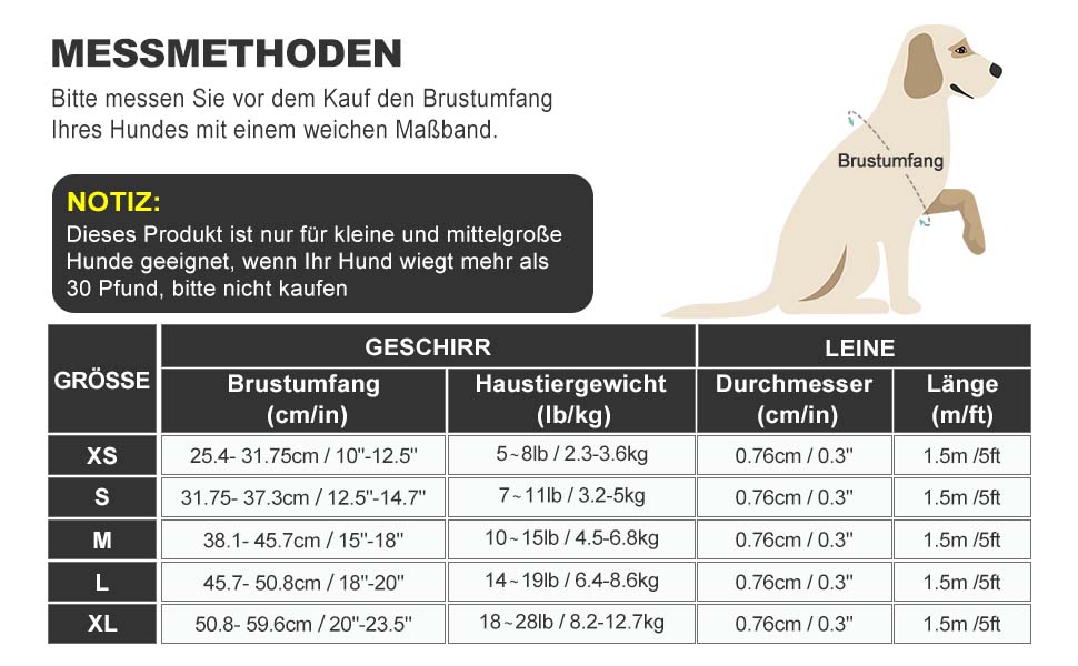 Нашийник та поводок для собак Haapaw, без натягу, регульований, світловідбиваючий, Step-in, для цуценят, з м'якою підкладкою, для собак маленьких та середніх порід, блакитний (чорний, M (обхват грудей 38.1-45.7 см, вага 4.5-6.8 кг))