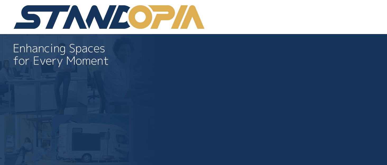 Підставка для монітора STANDOPIA на 2 монітори, 17-40 дюймів, 12 кг, регулювання висоти, нахил, поворот, VESA 75/100 мм