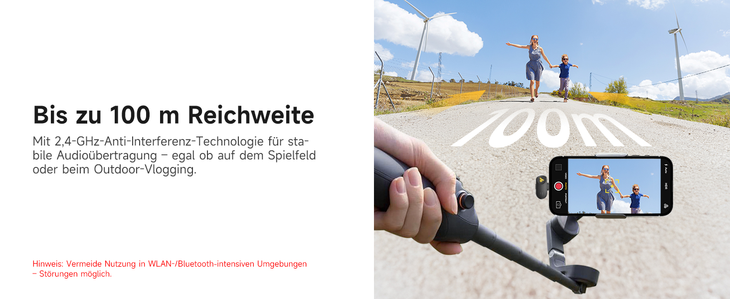 Мікрофон MAONO Wave T1 Mini USB-C: бездротовий, для iPhone/Android, з шумозаглушенням, для YouTube, Vlog, запису звуку