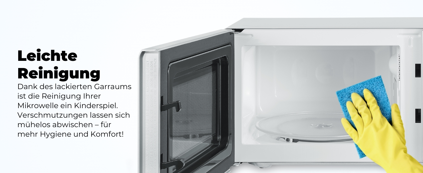 Мікрохвильова піч Exquisit MW 802 срібна 20L, 700W, 5 рівнів потужності, таймер, функція розморожування