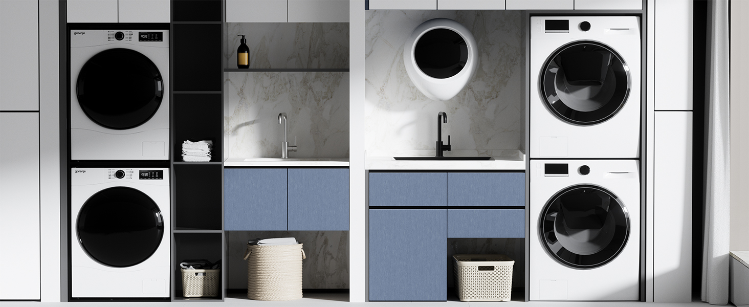 Змішувач для кухні FORIOUS з поворотним гусаком 360°, однорідний, з нержавіючої сталі, для встановлення в 1 отвір