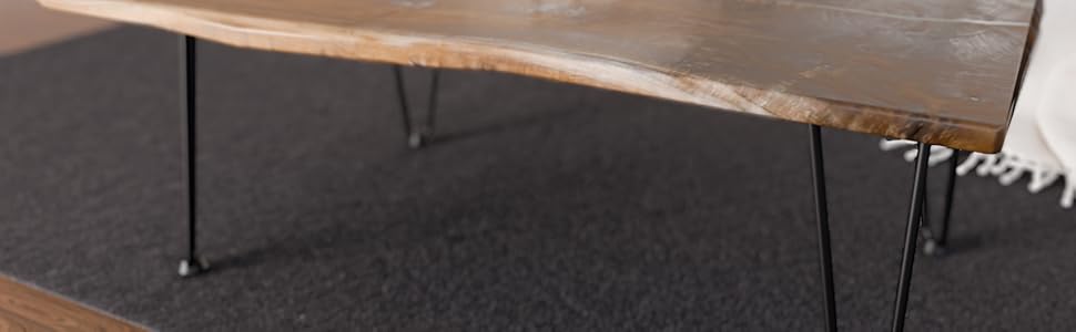 Ніжки для столу Hairpin 40 см, 4 шт, сталеві, порошкове покриття, для DIY меблів і консолей, з підкладками та гвинтами