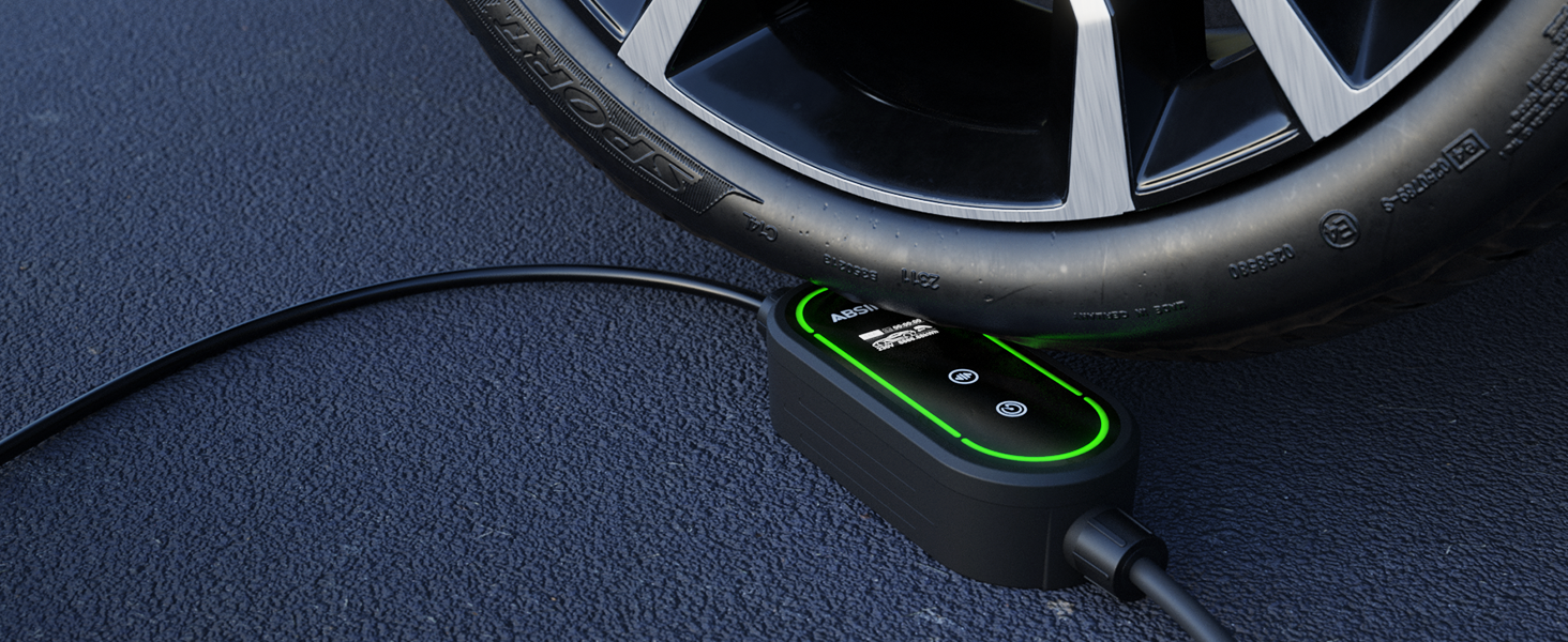 Кабель для зарядки електромобілів ABSINA Typ 2 Schuko, 3.7kW, 16A, 6м, IP67 (для i3, e-Up, ID.3, ID.4, Zoe, fortwo, Kona)