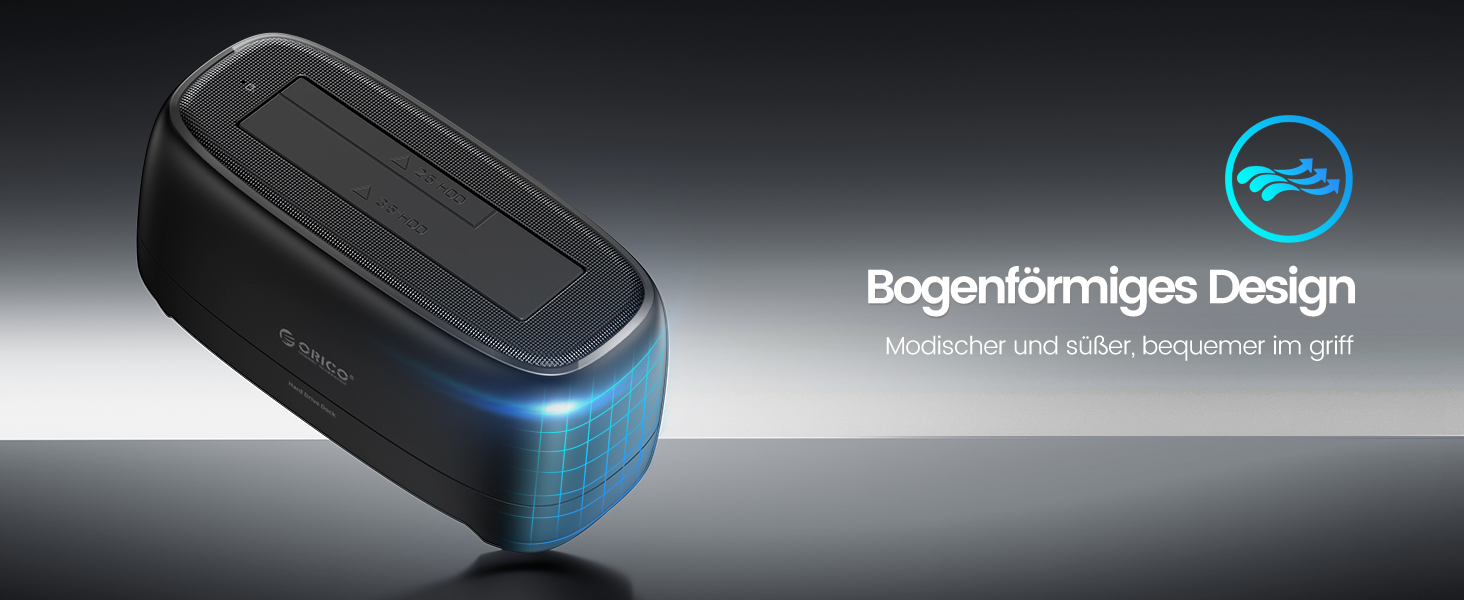 ORICO Док-станція для жорстких дисків, USB 3.2 Gen 1, для 2.5' та 3.5' HDD/SSD, підтримка UASP, 2 відсіки