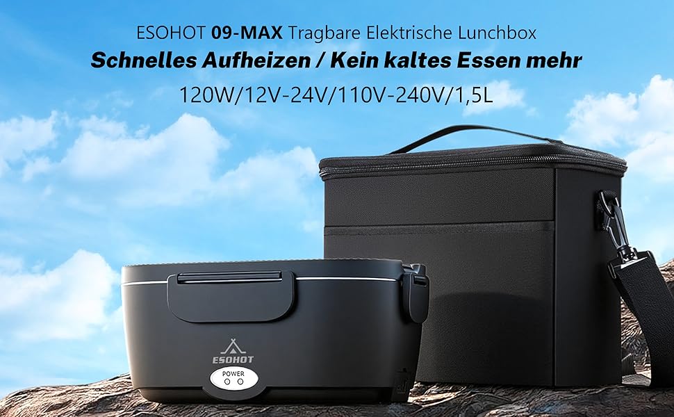 Електрична ланчбокс з підігрівом 1.5L для авто, вантажівки, офісу (1.5L x 4)