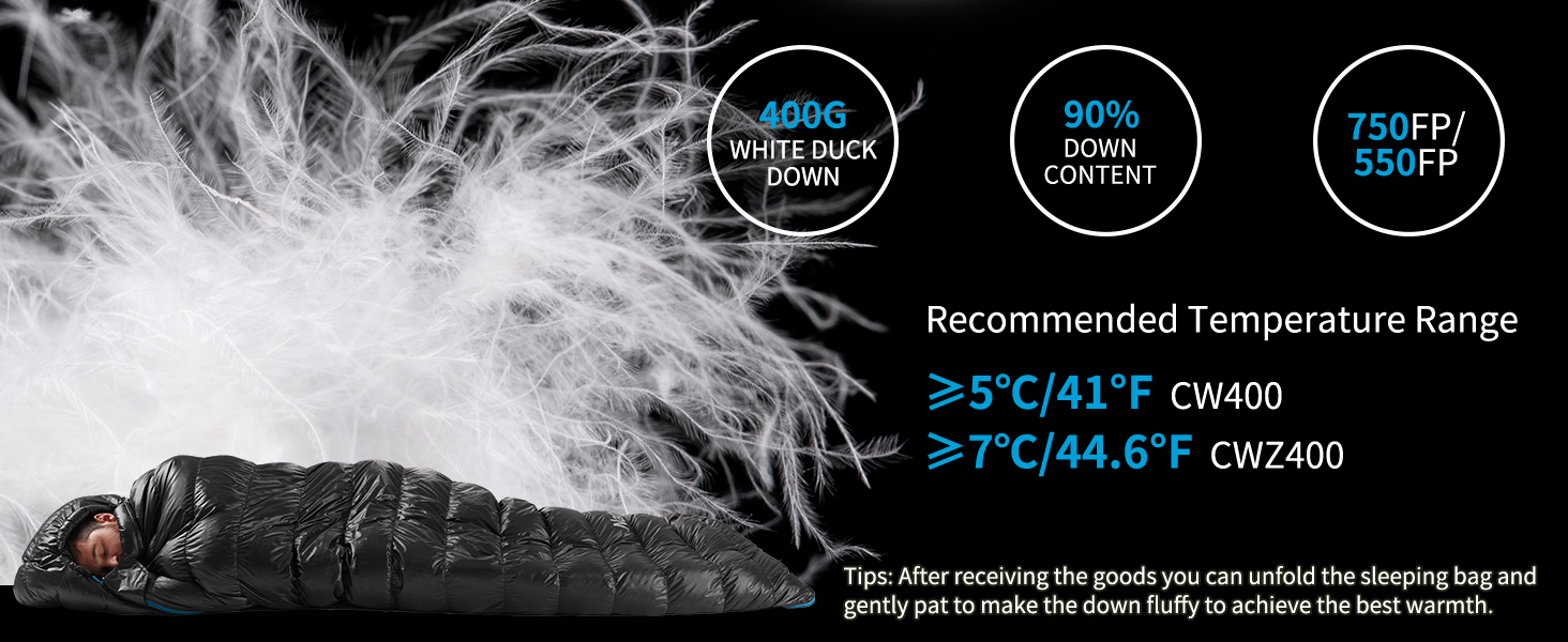 Спальний мішок Naturehike 4 сезони, чорний, для кемпінгу та подорожей