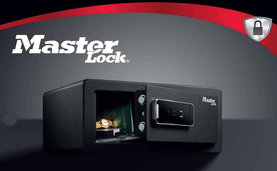 Master Lock Electronic Combination Safe - 11 Liter, Fingerprint Access