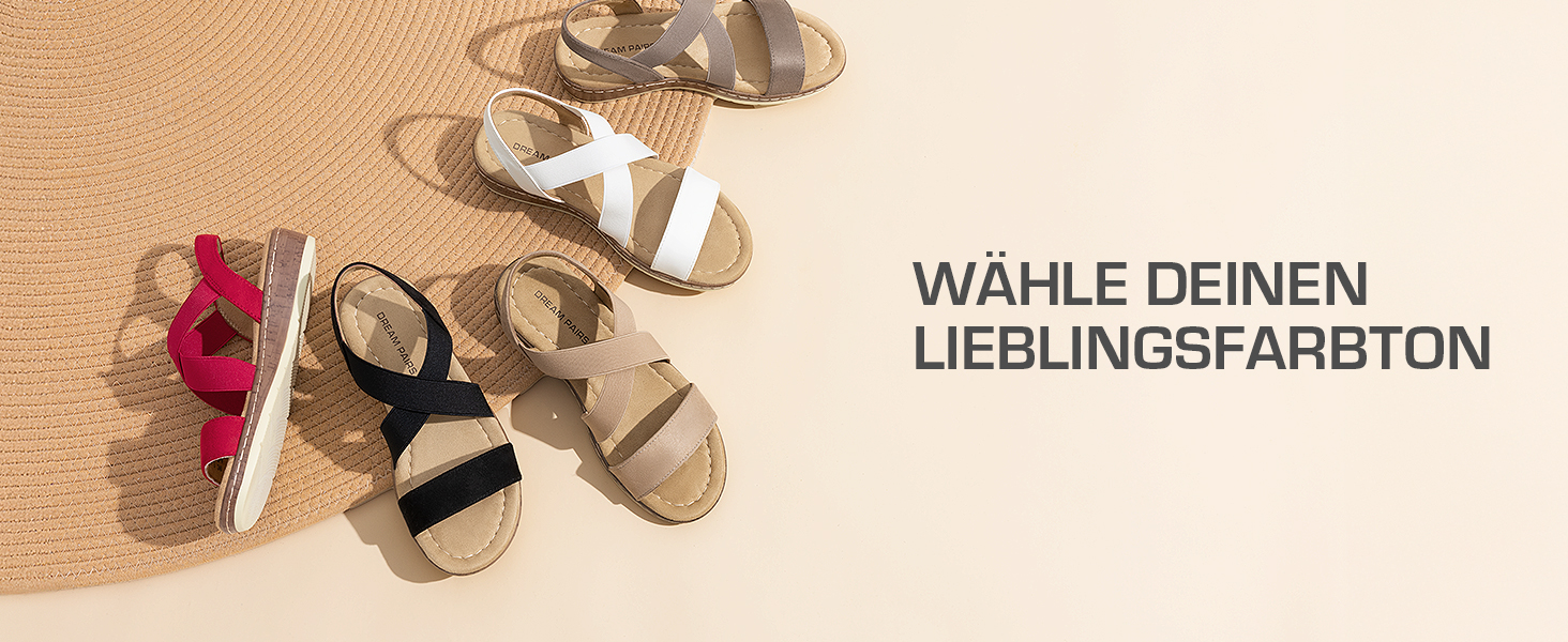 Жіночі сандалі Dream Pairs на низькому каблуці-клині, чорні, літні, повсякденні, з PU шкіри, 40 EU