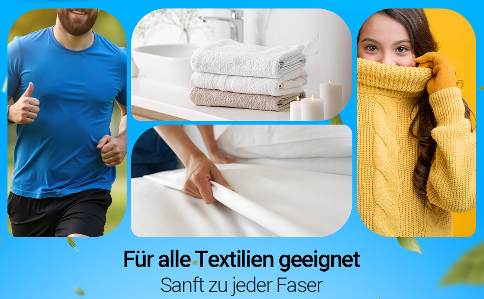 Парфумовані перли для прання Freshline, ароматизатор для пральної машини «Свіжа бавовна», 6 x 300 г