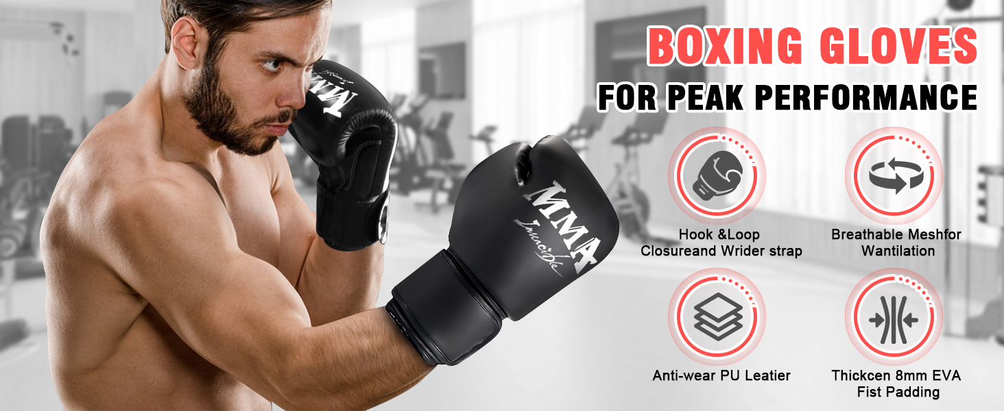 Boxsack Freistehend 175см JUOIFIP - Комплект для боксу з насосом та рукавичками, для кікбоксингу, MMA, Муай Тай, домашні тренування