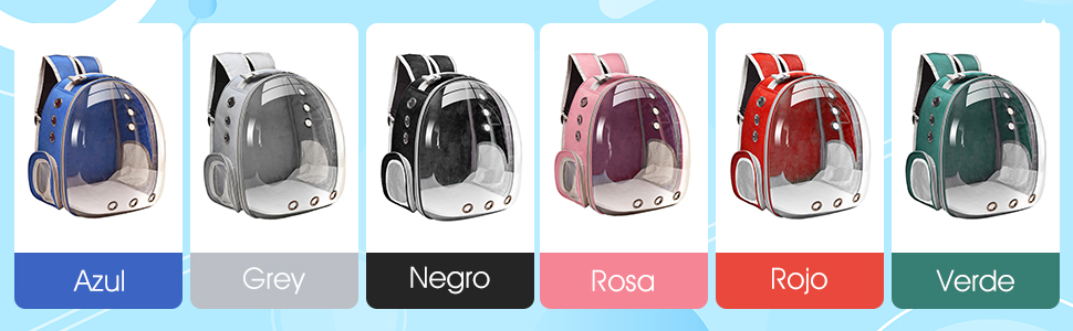 Рюкзак-переноска для кота MagiDeal Premium, велика прозора сумка для тварин, портативна, з вентиляцією, для котів та маленьких собак, водонепроникний, чорний