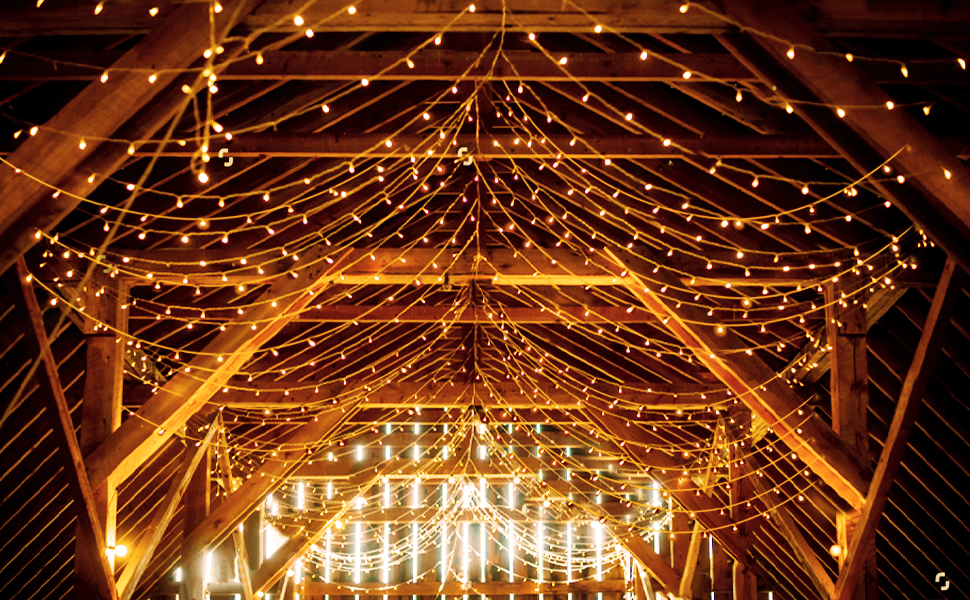 LED гірлянда 13м, 130 LED, 8 режимів, таймер, IP65, вологостійка, для балкона, саду, святкування, вечірки, весілля