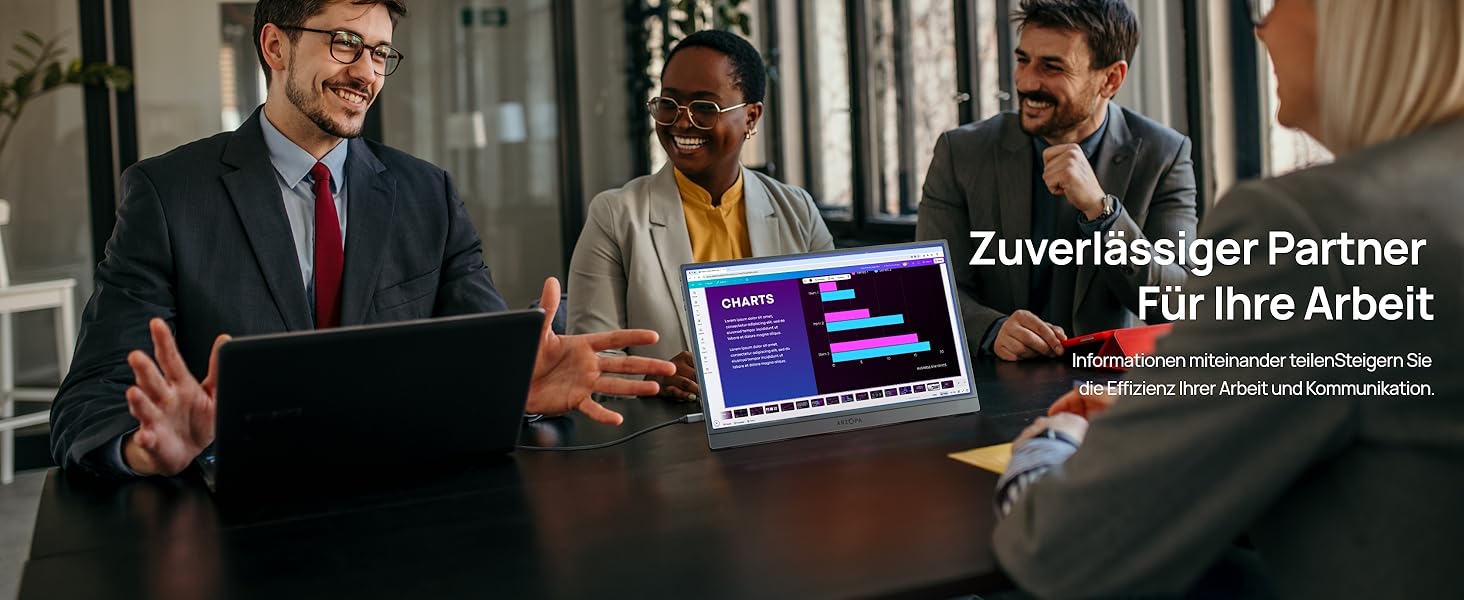 Портативний монітор ARZOPA 16.1' 2.5K 180Hz (2560x1440) HDR10, Space Grey (Z3FC/180HZ)