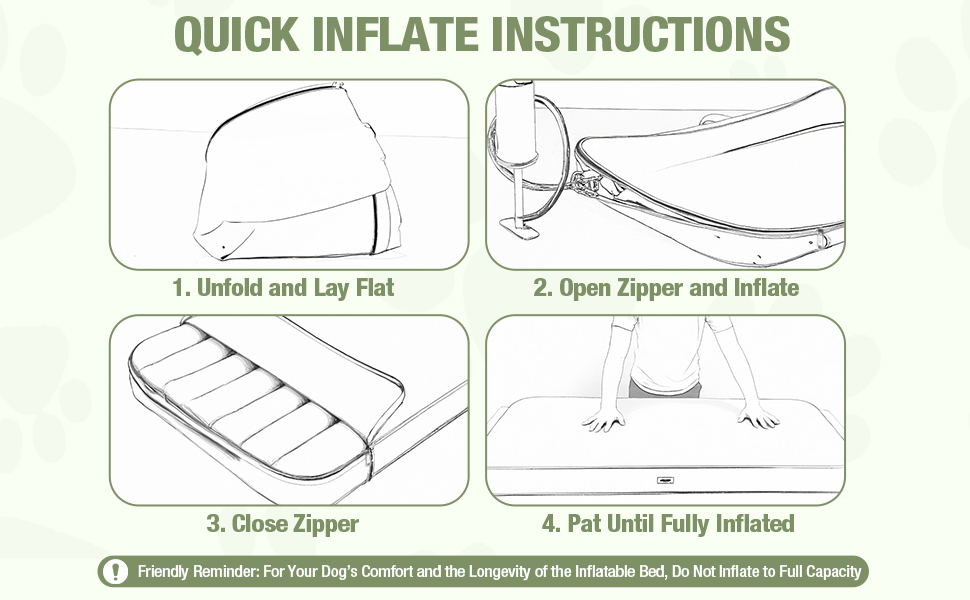 Надувне лежак для собак Lekereise Outdoor, 126x66x12 см, сірий, для собак середніх та маленьких порід, знімний та пральний чохол, для відпочинку в подорожах та на вулиці