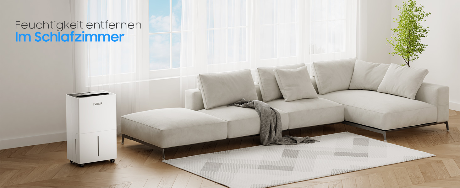 Електричний осушувач повітря 20 л/день – потужний, енергоефективний, портативний, з 3 режимами та регулюванням вологості, для дому