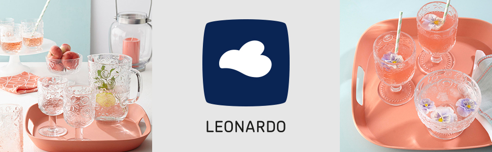 Скляний глечик Leonardo Liquid 1300 мл, ручна робота, класичний дизайн з ручкою, карафа для води