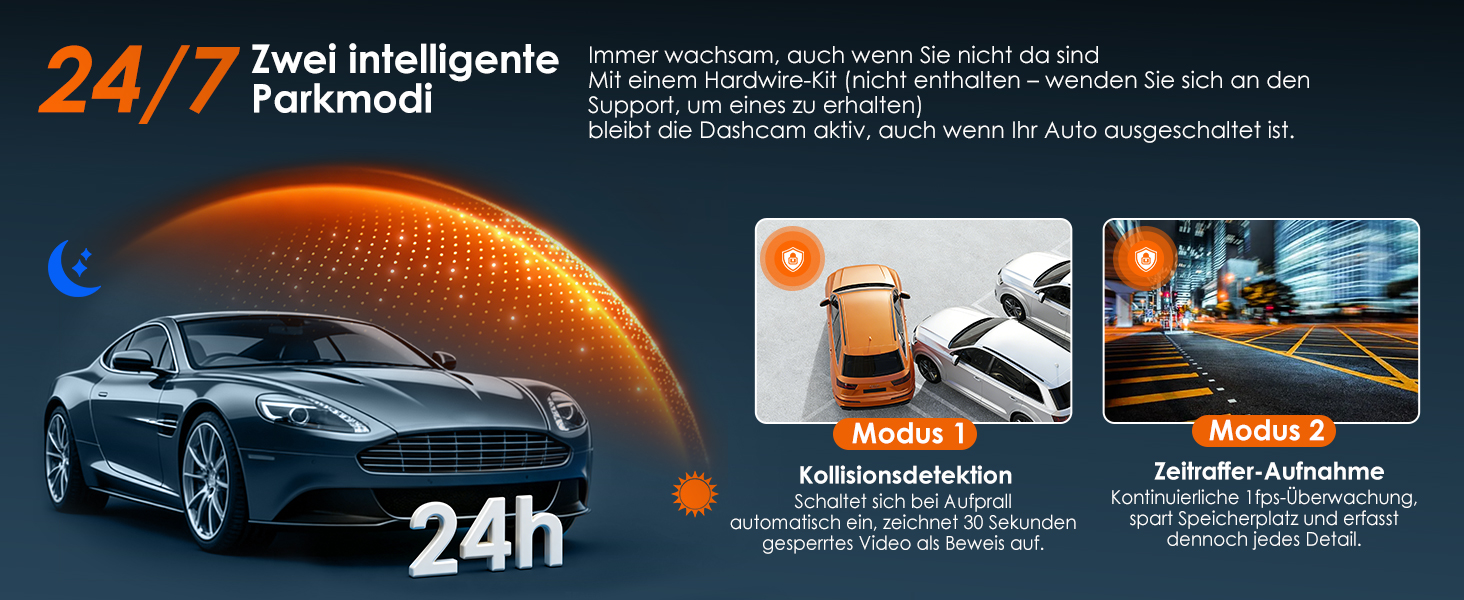 Відеореєстратор iZEEKER 3-канальний 4K з картою 32GB: передній, задній, внутрішній, WiFi 6, нічна зйомка