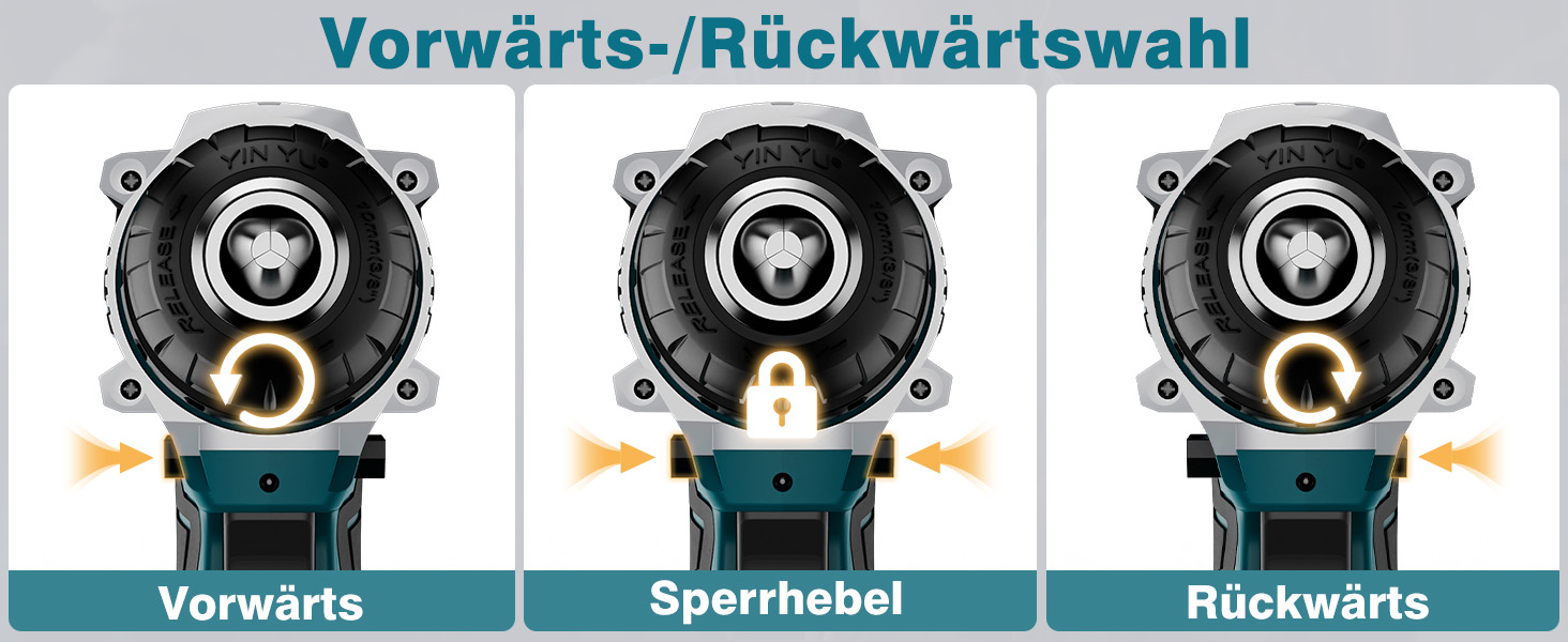 Акумуляторний шуруповерт Sundpey Set з 2 акумуляторами 2.0Ah, 21V, 1500 об/хв, 45Nm, 18+1 режим, LED-підсвічування, для ремонту та DIY