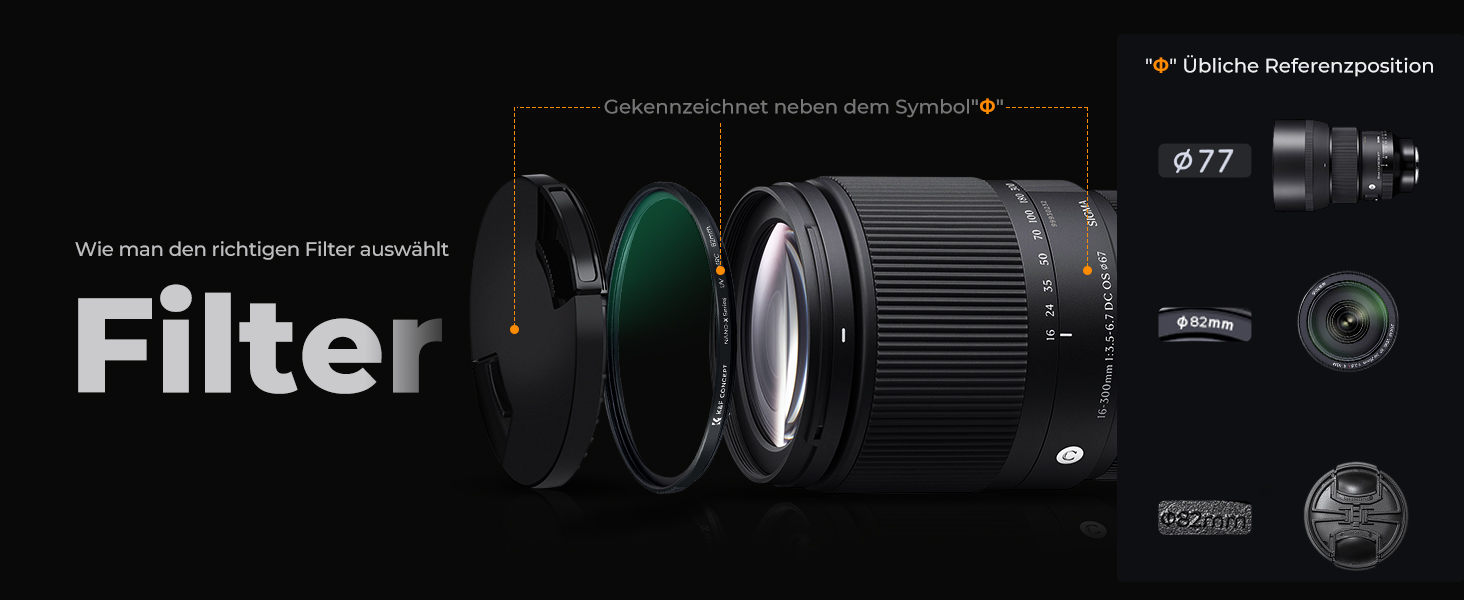 Фільтр UV K&F Concept Nano X-Serie 72mm Schott-Glas, 28 шарів MC, Super Slim