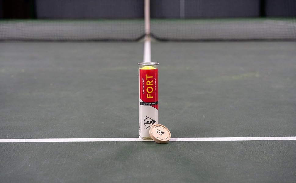 Тенісний м'яч Dunlop Fort Tournament - для ґрунту, хард-корту та трави, 3 шт. (універсальний розмір)
