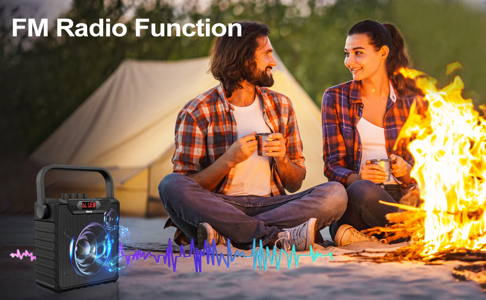 Портативна караоке-машина з 2 UHF мікрофонами, Bluetooth, підсилювач басів для дітей та дорослих, PA-система