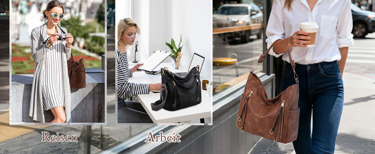 Сумка жіноча шкіряна Chase Chic: шопер, крос-боді, Hobo, комплект з гаманцем, велика, коричнева