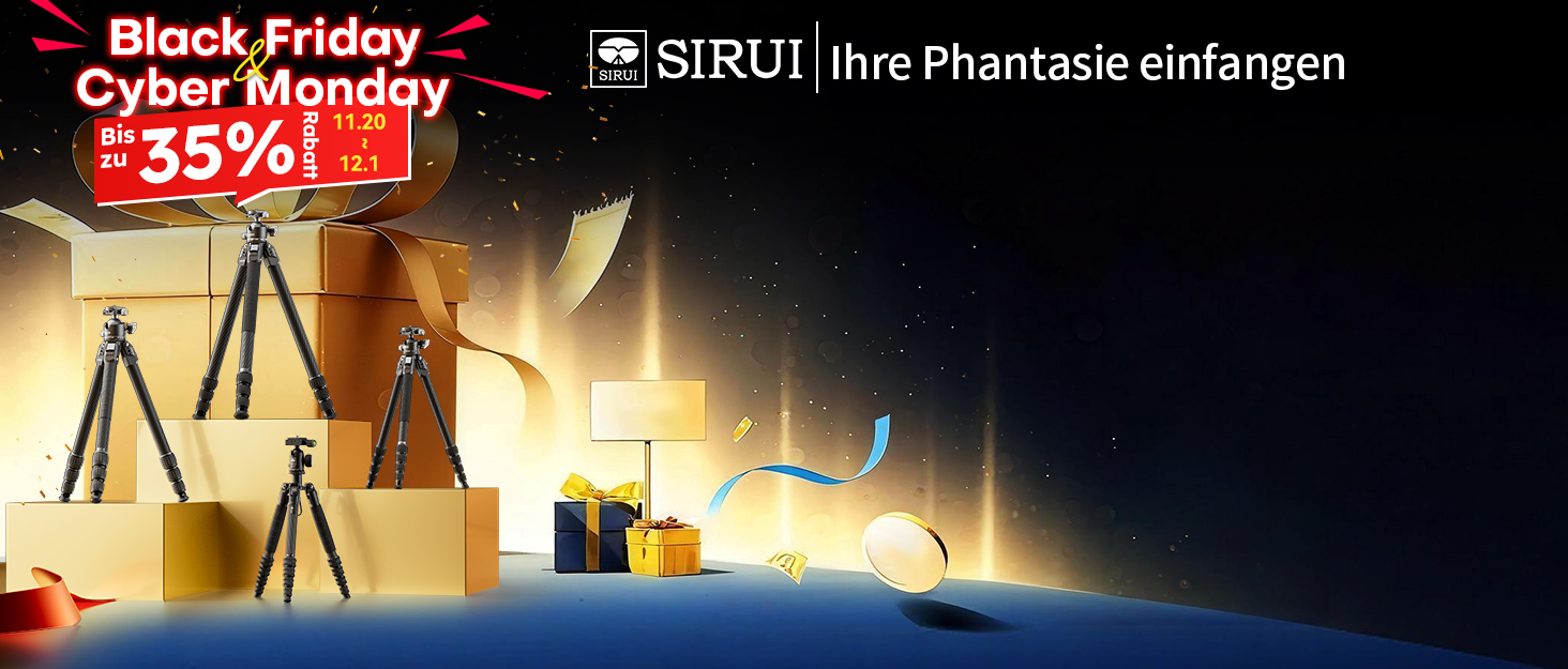 Штатив для камери SIRUI 180 см, алюмінієвий трипод з кріпленням для телефону, фото- та відеозйомки