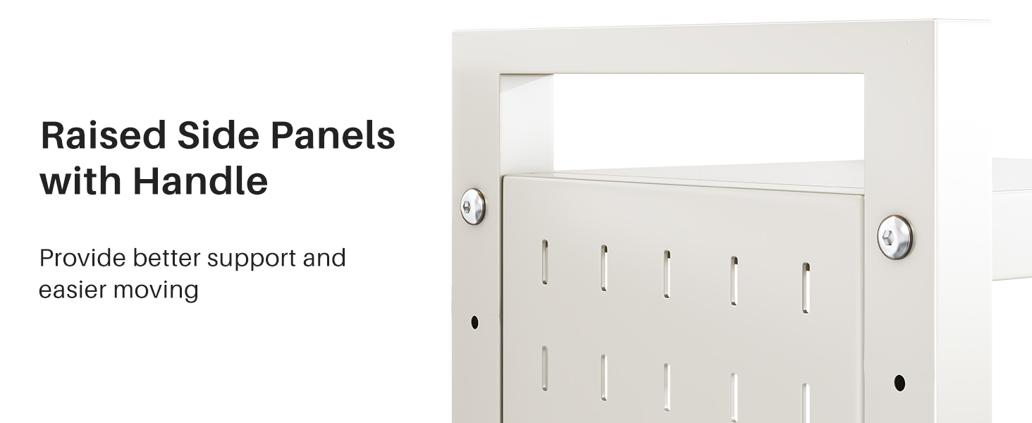 Поличка для мікрохвильової печі SAYZH, 2-рівнева розширювана, з 10 гачками, для кухні, чорна (біла)