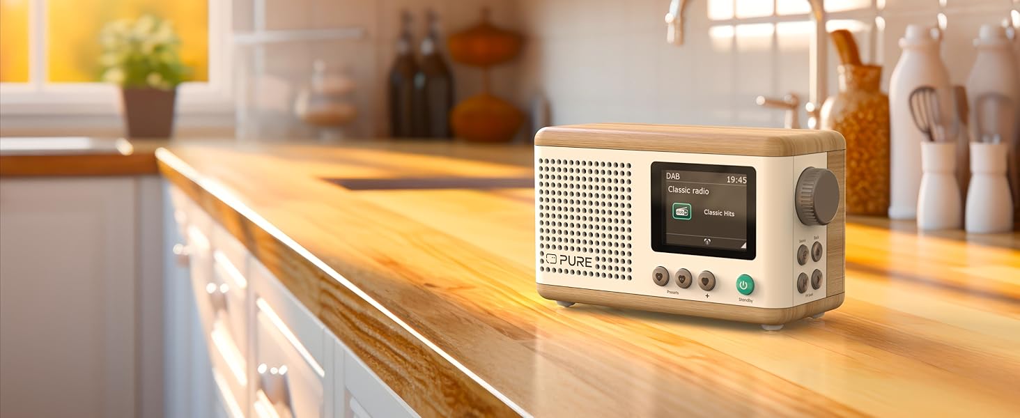 Портативне радіо Pure Classic Mini: DAB+, Bluetooth 5.3, 15 годин роботи, 2.4