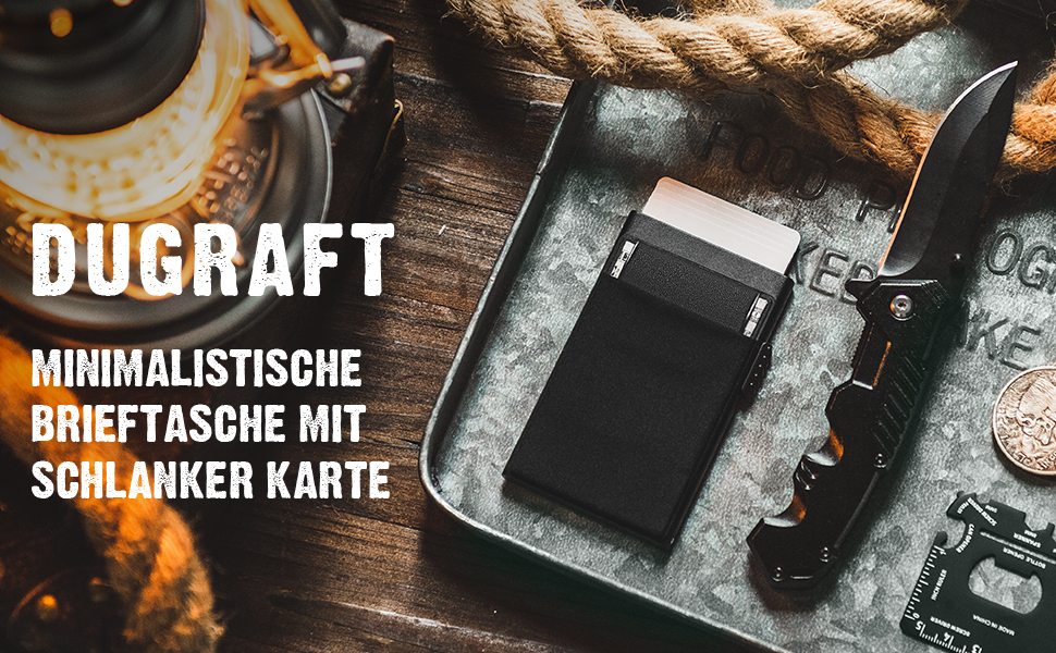 Картхолдер DUGRAFT з монетником та відділенням для грошей, Slim-картник з алюмінію з RFID-захистом, зелений смарагд, для 5-7 карток