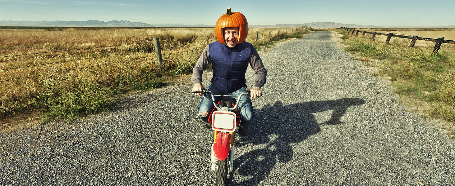 Обогреваемая жилетка UNBON для мужчин и женщин с Powerbank 10000mAh USB, 3 режима нагрева, 6 зон обогрева, жилетка-куртка с аккумулятором (M, Синий)