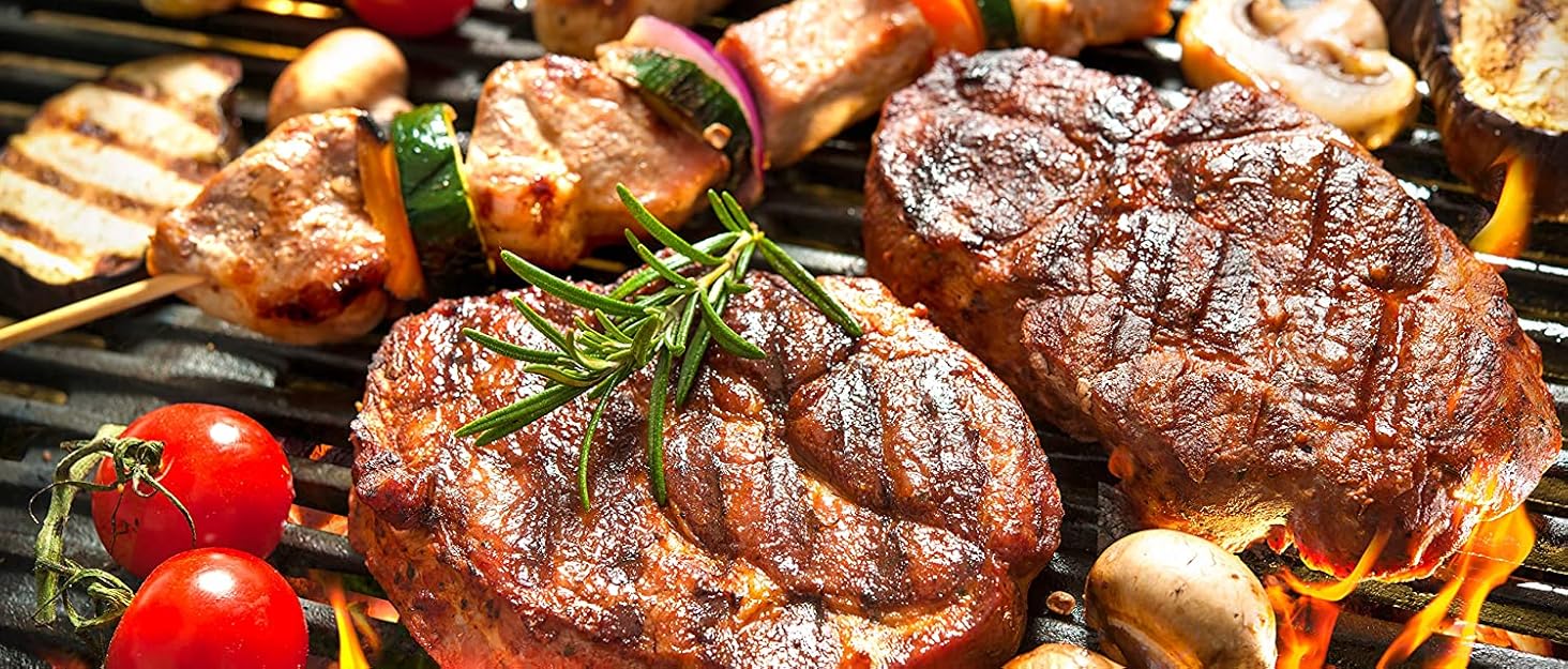 Набір для приготування бургерів Warmodern 3-TLG з нержавіючої сталі: прес 14 см, дзвоник, лопатка | Професійний аксесуар для гриля