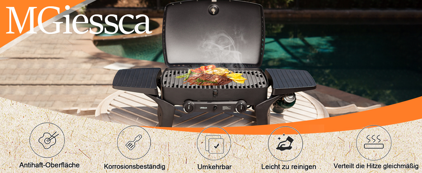 Решітка для гриля Weber Spirit 300 Series (44,5 x 30 см), чавун, сумісна з E310, E320, E330, SP310, Genesis Silver B/C, II 300