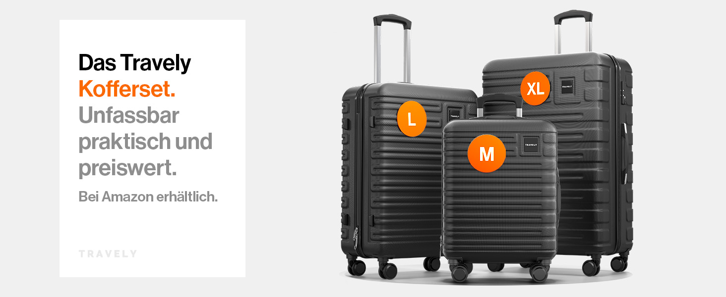 Чемодан туристичний великий 77см, 100л, з TSA замком та плавними колесами | Travely