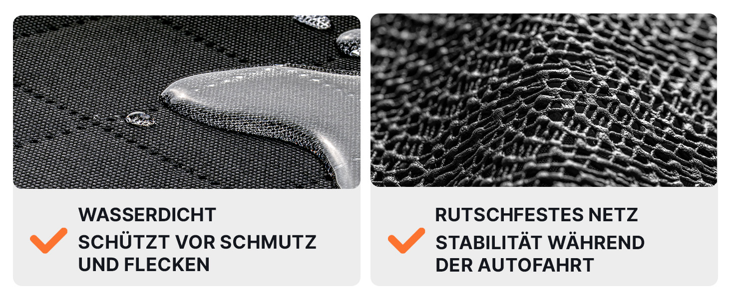 Захист для заднього сидіння авто для собак RAGI - водовідштовхувальний, 4в1, з ременями, антиковзаючий, для всіх авто